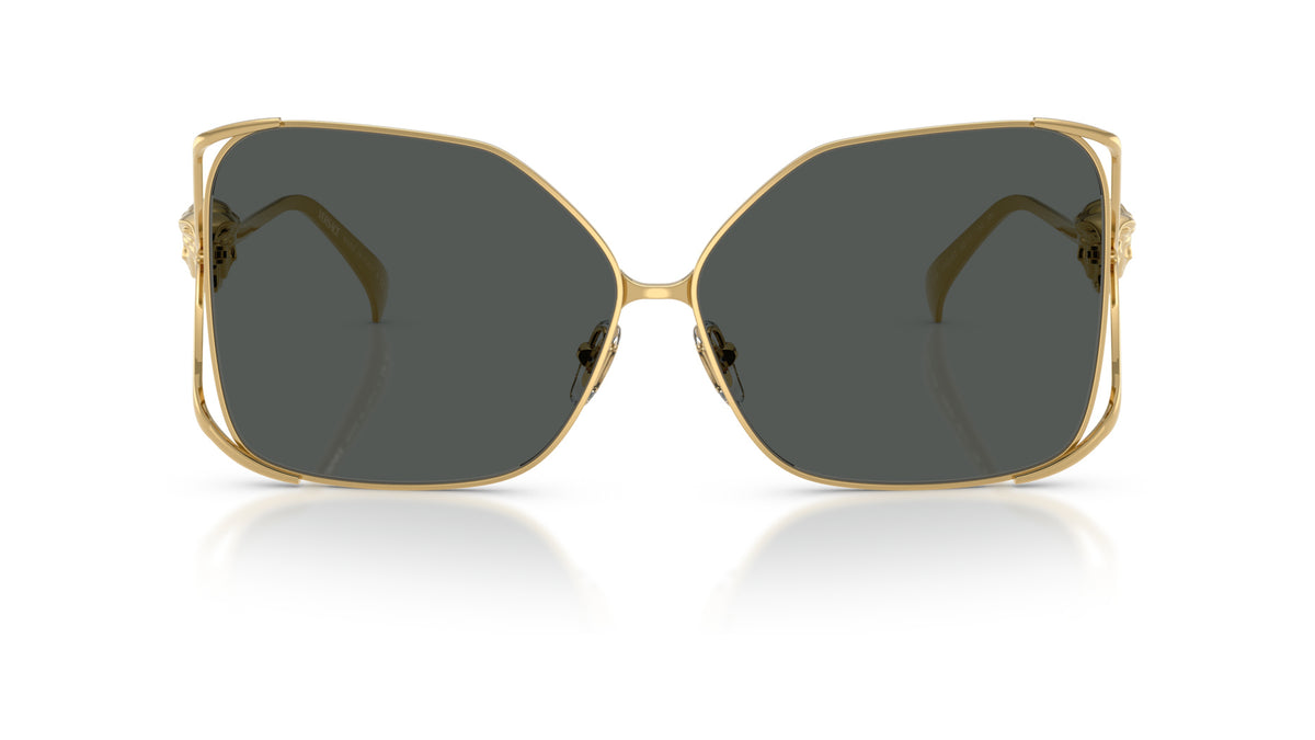 Lunettes de soleil Versace VE2288 100287 – Or – vue de face.