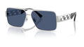Lunettes de soleil Versace VE2290 100180 – Argent – vue de trois quarts.