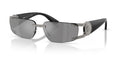 Lunettes de soleil Versace VE2291 10006G – Gunmetal – vue de trois quarts.
