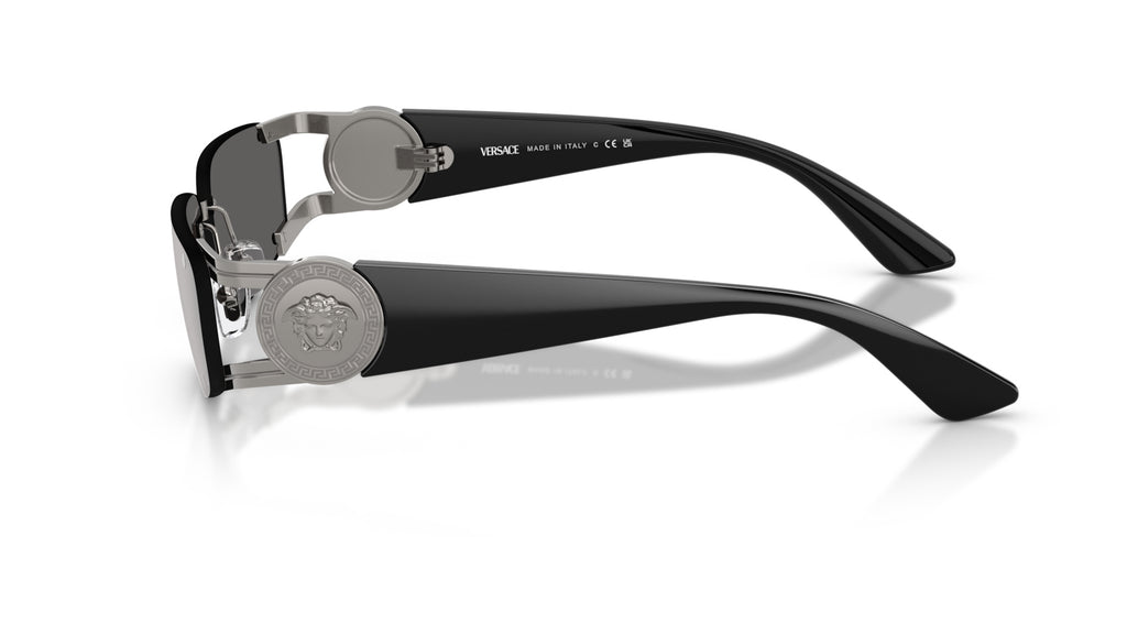 Lunettes de soleil Versace VE2291 10006G – Gunmetal – vue de profil.