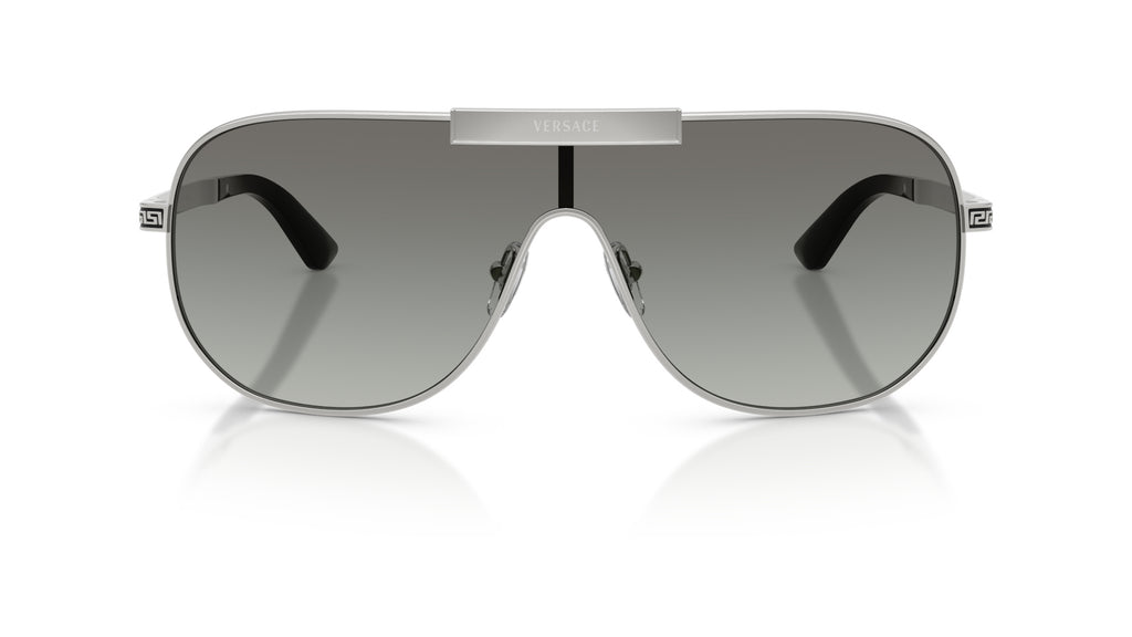 Lunettes de soleil Versace VE2293 100011 – Argent – vue de face.