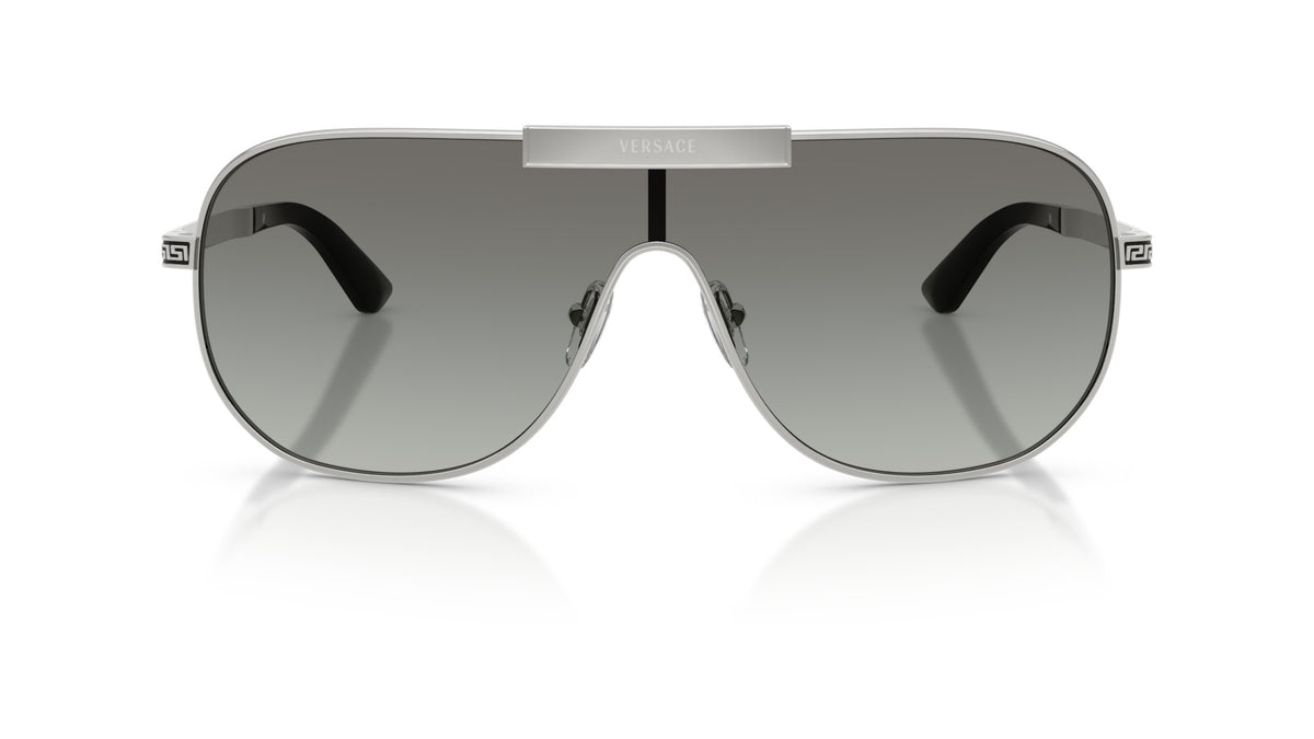 Lunettes de soleil Versace VE2293 100011 – Argent – vue de face.