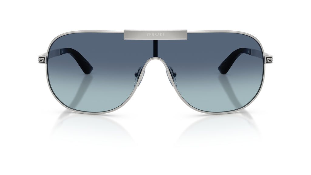 Lunettes de soleil Versace VE2293 100019 – Argent – vue de face.