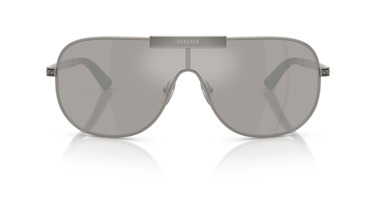 Lunettes de soleil Versace VE2293 10016G – Gunmetal – vue de face.