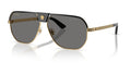 Lunettes de soleil Versace VE2294 100281 – Noir – vue de trois quarts.