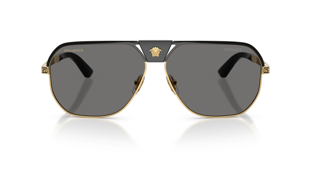 Lunettes de soleil Versace VE2294 100281 – Noir – vue de face.