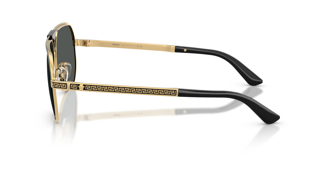 Lunettes de soleil Versace VE2294 100287 – Noir – vue de profil.