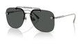 Lunettes de soleil Versace VE2296 100187 – Gunmetal – vue de trois quarts.
