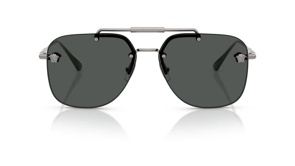 Lunettes de soleil Versace VE2296 100187 – Gunmetal – vue de face.