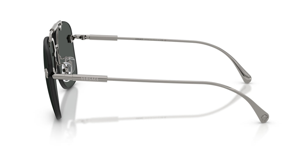 Lunettes de soleil Versace VE2296 100187 – Gunmetal – vue de profil.