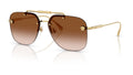 Lunettes de soleil Versace VE2296 100213 – Or – vue de trois quarts.