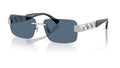 Lunettes de soleil Versace VE2298 100180 – Argent – vue de trois quarts.