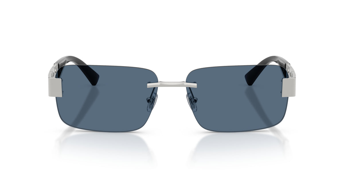 Lunettes de soleil Versace VE2298 100180 – Argent – vue de face.