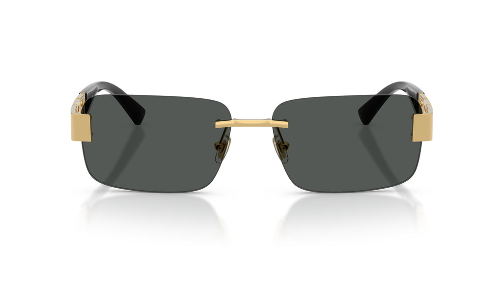 Lunettes de soleil Versace VE2298 100287 – Or – vue de face.