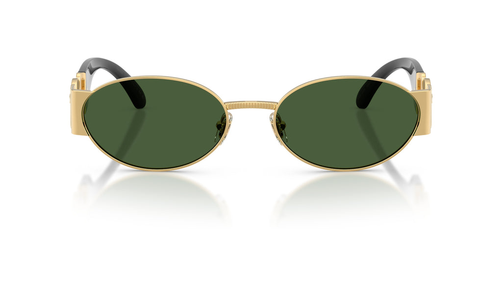 Lunettes de soleil Versace VE2299 100271 – Or – vue de face.