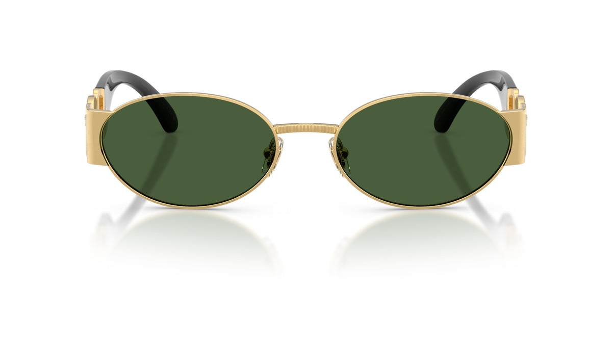 Lunettes de soleil Versace VE2299 100271 – Or – vue de face.