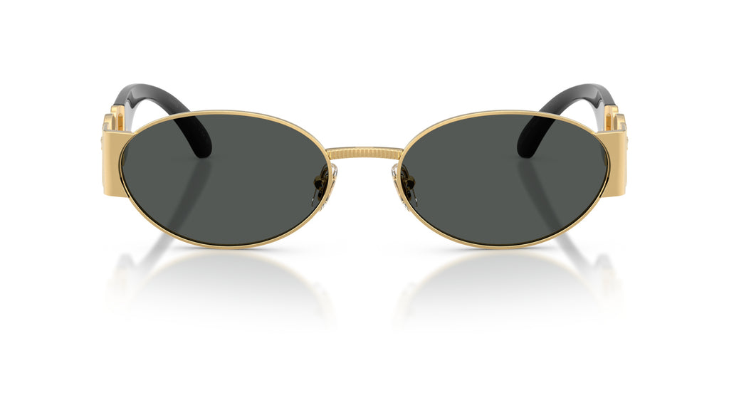 Lunettes de soleil Versace VE2299 100287 – Or – vue de face.
