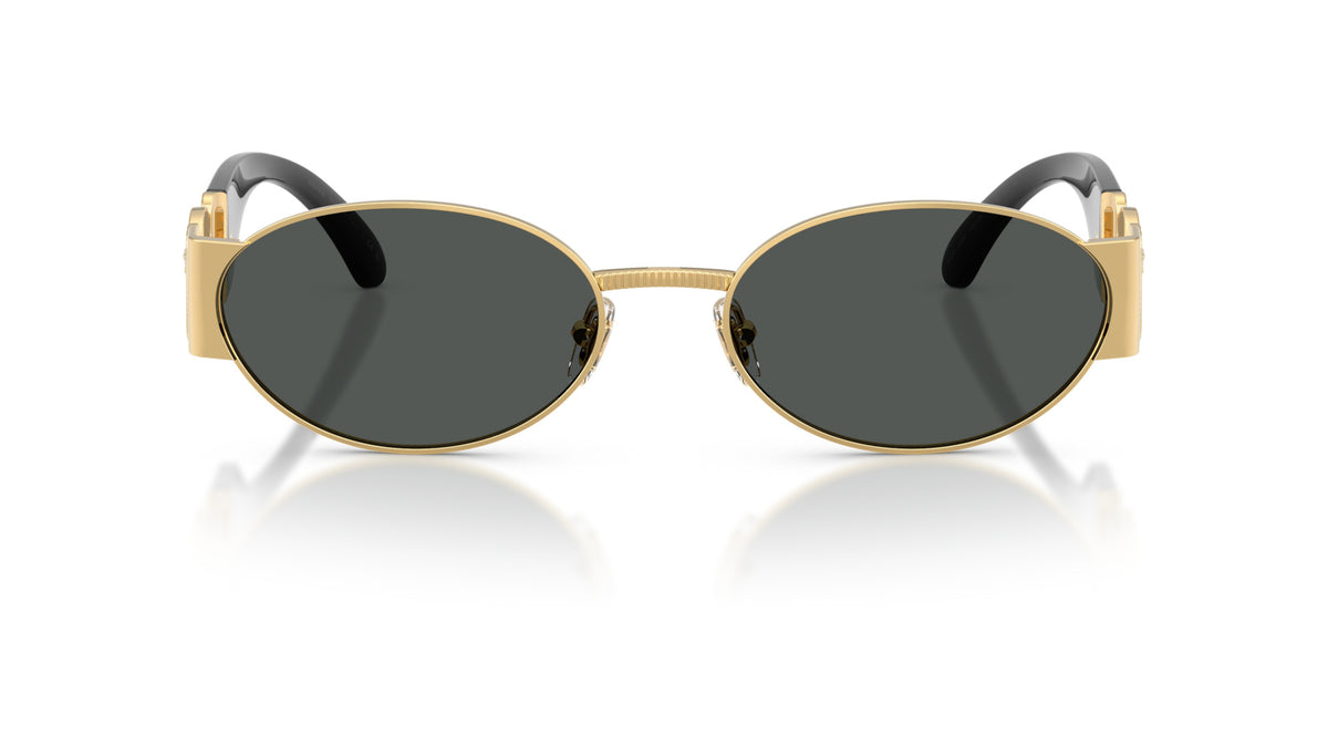 Lunettes de soleil Versace VE2299 100287 – Or – vue de face.