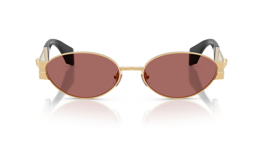 Lunettes de soleil Versace VE2301 152369 – Or Versace – vue de face.