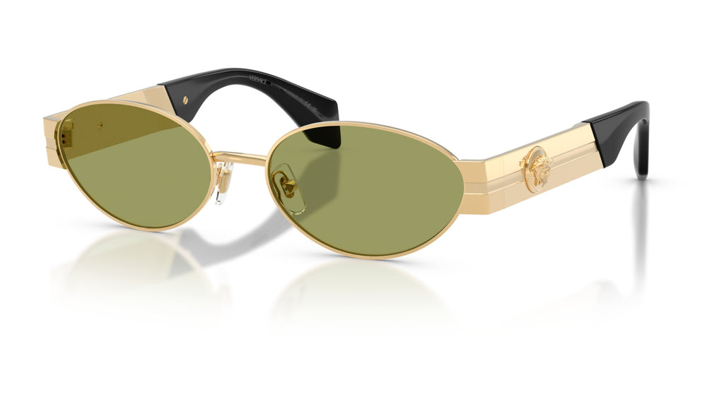 Lunettes de soleil Versace VE2301 152382 – Or Versace – vue de trois quarts.