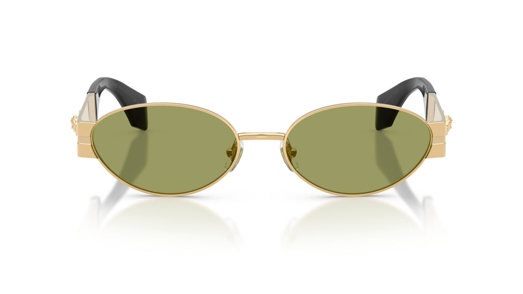 Lunettes de soleil Versace VE2301 152382 – Or Versace – vue de face.