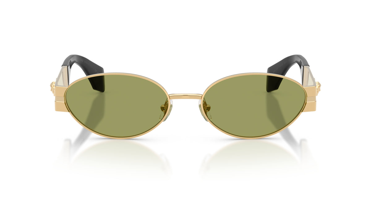 Lunettes de soleil Versace VE2301 152382 – Or Versace – vue de face.