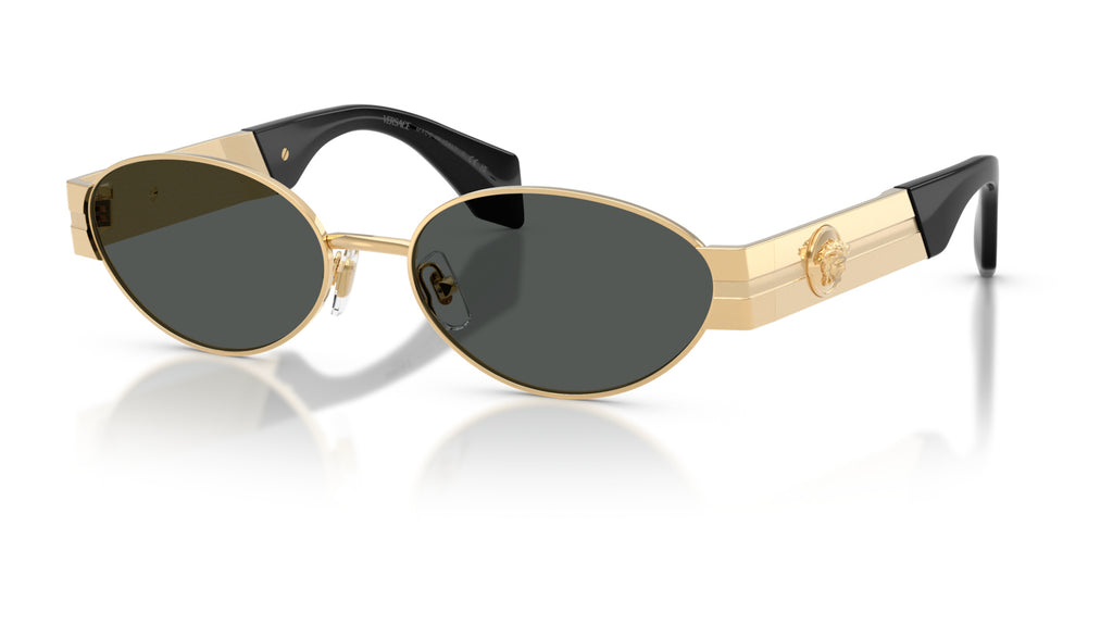 Lunettes de soleil Versace VE2301 152387 – Or Versace – vue de trois quarts.
