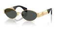 Lunettes de soleil Versace VE2301 152387 – Or Versace – vue de trois quarts.