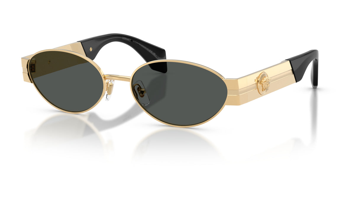 Lunettes de soleil Versace VE2301 152387 – Or Versace – vue de trois quarts.