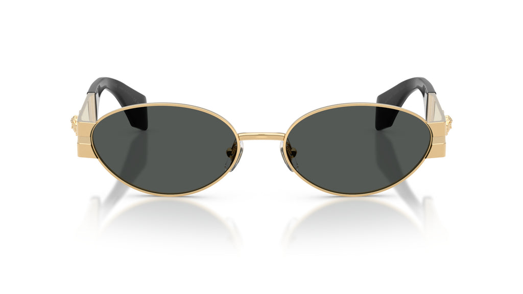 Lunettes de soleil Versace VE2301 152387 – Or Versace – vue de face.