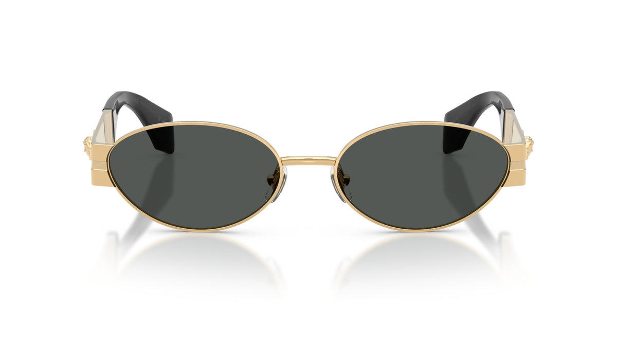 Lunettes de soleil Versace VE2301 152387 – Or Versace – vue de face.