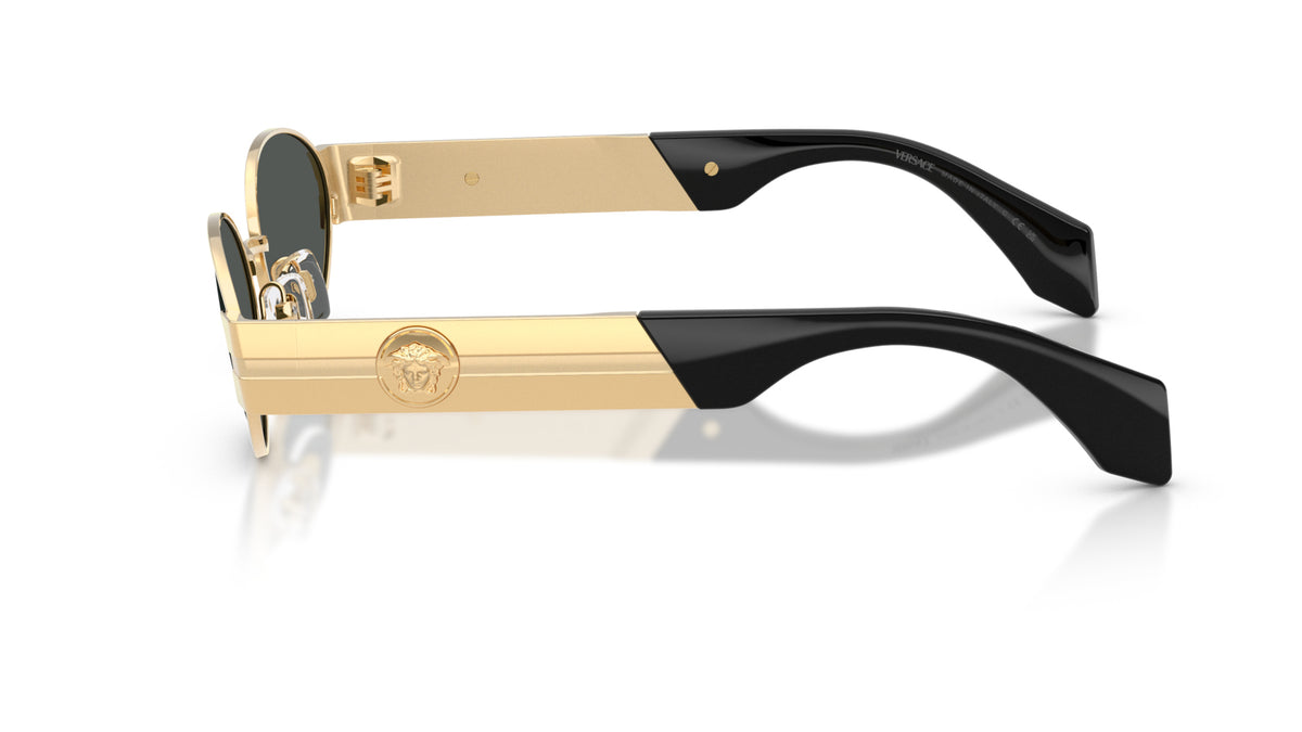 Lunettes de soleil Versace VE2301 152387 – Or Versace – vue de profil.