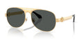 Lunettes de soleil Versace VE2302 152387 – Or Versace – vue de trois quarts.