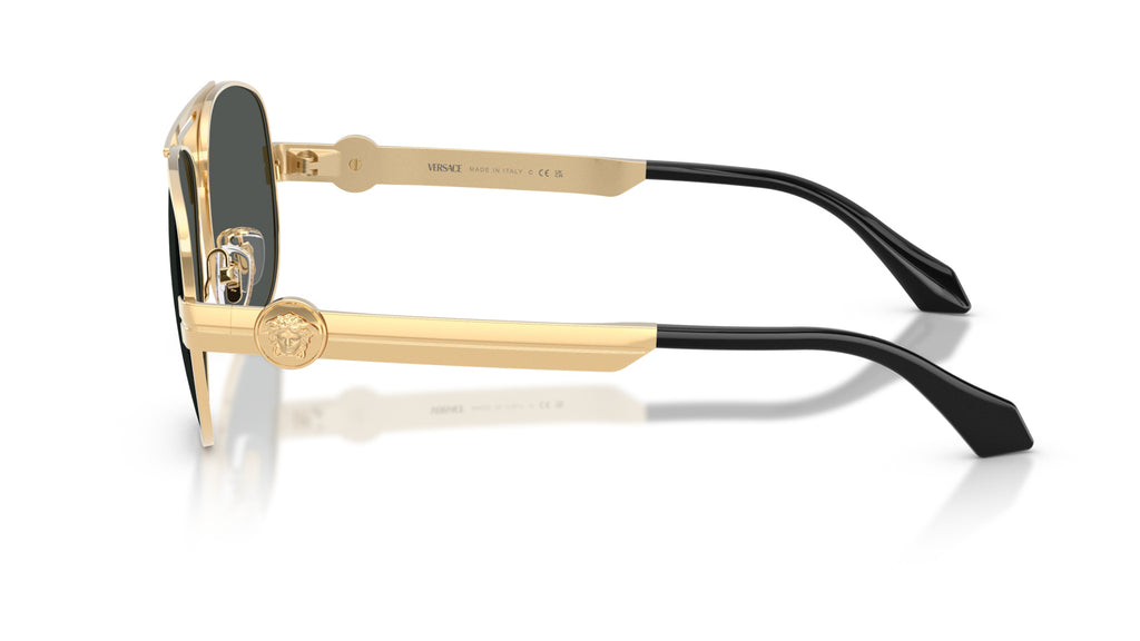 Lunettes de soleil Versace VE2302 152387 – Or Versace – vue de profil.