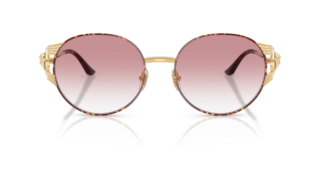 Lunettes de soleil Versace VE2303 15253B – Or Versace/Havana – vue de face.