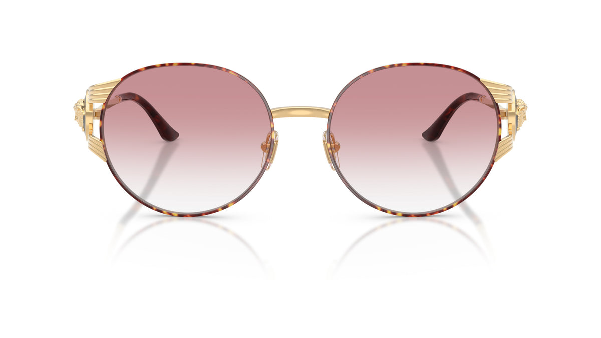 Lunettes de soleil Versace VE2303 15253B – Or Versace/Havana – vue de face.