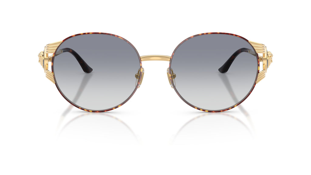 Lunettes de soleil Versace VE2303 152579 – Or Versace/Havana – vue de face.