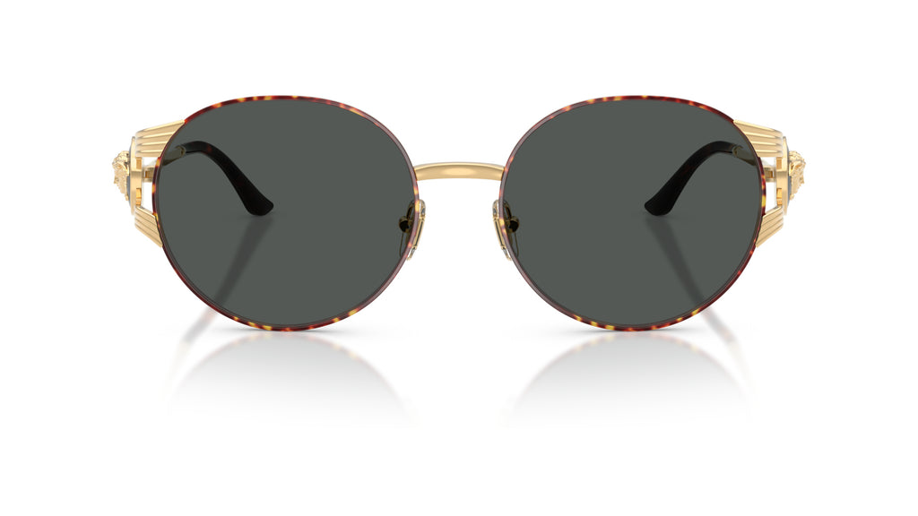 Lunettes de soleil Versace VE2303 152587 – Or Versace/Havana – vue de face.