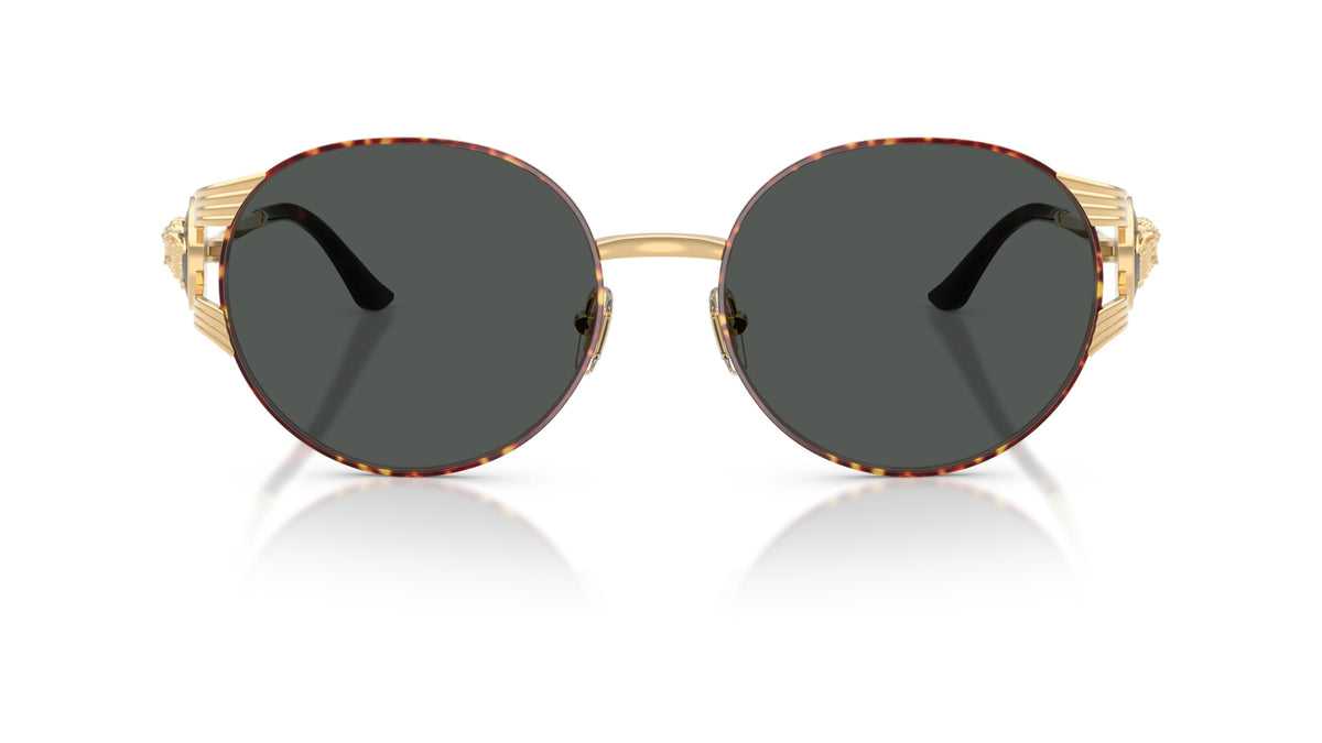 Lunettes de soleil Versace VE2303 152587 – Or Versace/Havana – vue de face.