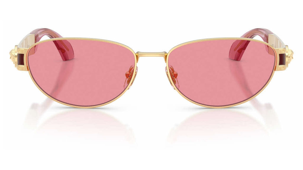 Lunettes de soleil Versace VE2304 152384 – Or Versace – vue de face.