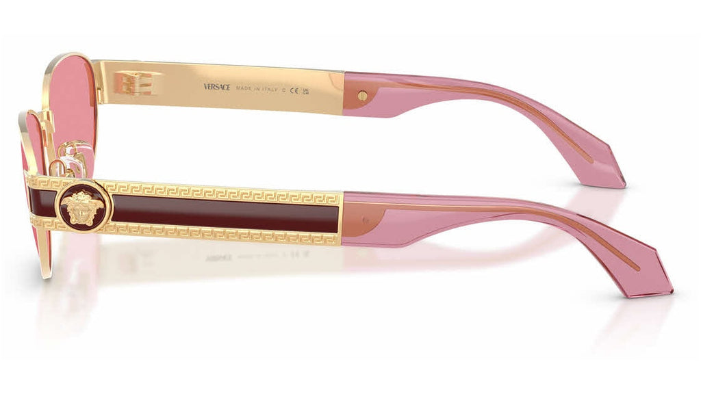 Lunettes de soleil Versace VE2304 152384 – Or Versace – vue de profil.
