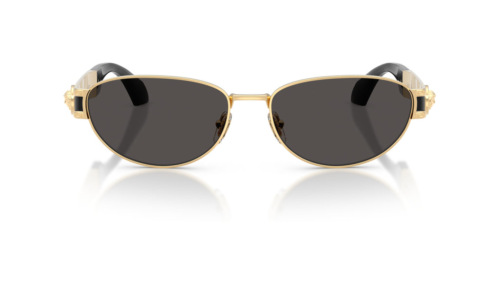 Lunettes de soleil Versace VE2304 152387 – Or Versace – vue de face.
