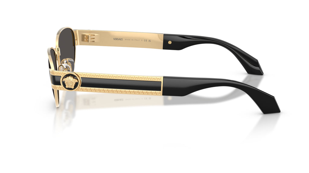 Lunettes de soleil Versace VE2304 152387 – Or Versace – vue de profil.