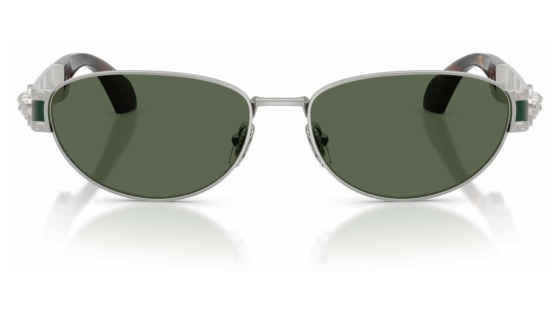 Lunettes de soleil Versace VE2304 152671 – Versace argenté – vue de face.