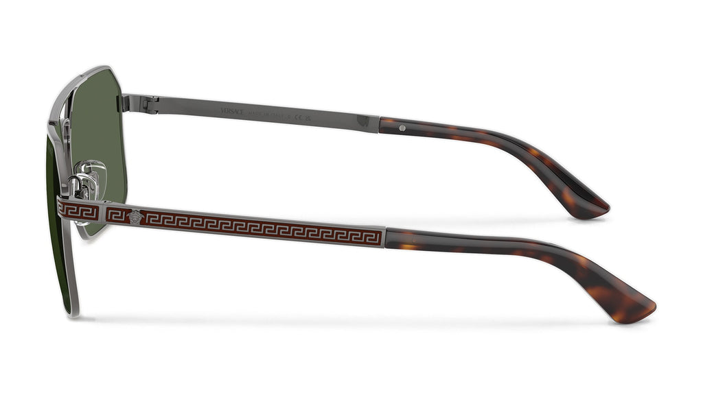 Lunettes de soleil Versace VE2306 152771 – Versace gris acier – vue de profil.