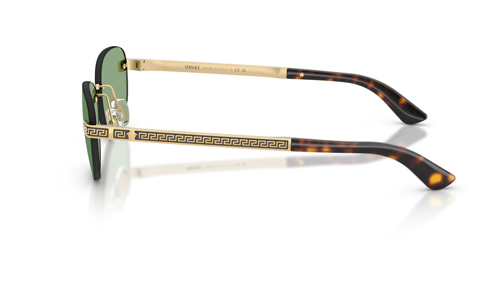 Lunettes de soleil Versace VE2307 152382 – Or Versace – vue de profil.
