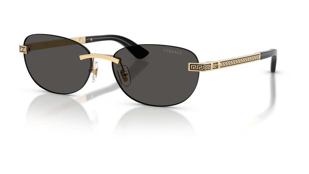 Lunettes de soleil Versace VE2307 152387 – Or Versace – vue de trois quarts.
