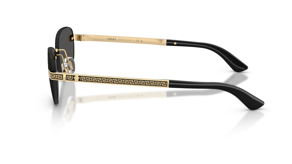 Lunettes de soleil Versace VE2307 152387 – Or Versace – vue de profil.