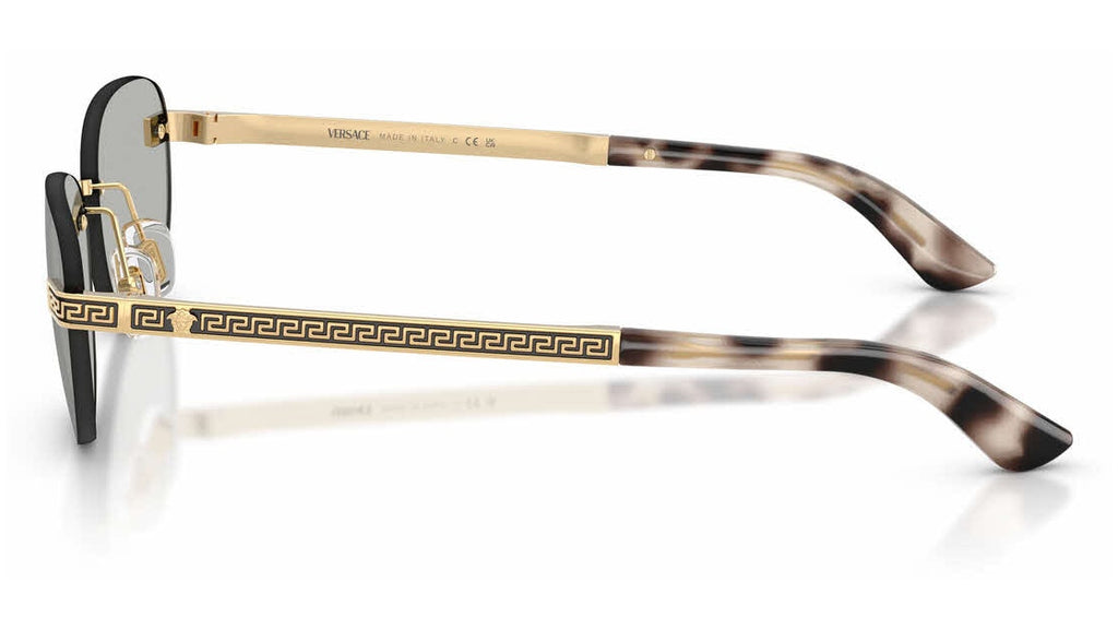Lunettes de soleil Versace VE2307 15238V – Or Versace – vue de profil.