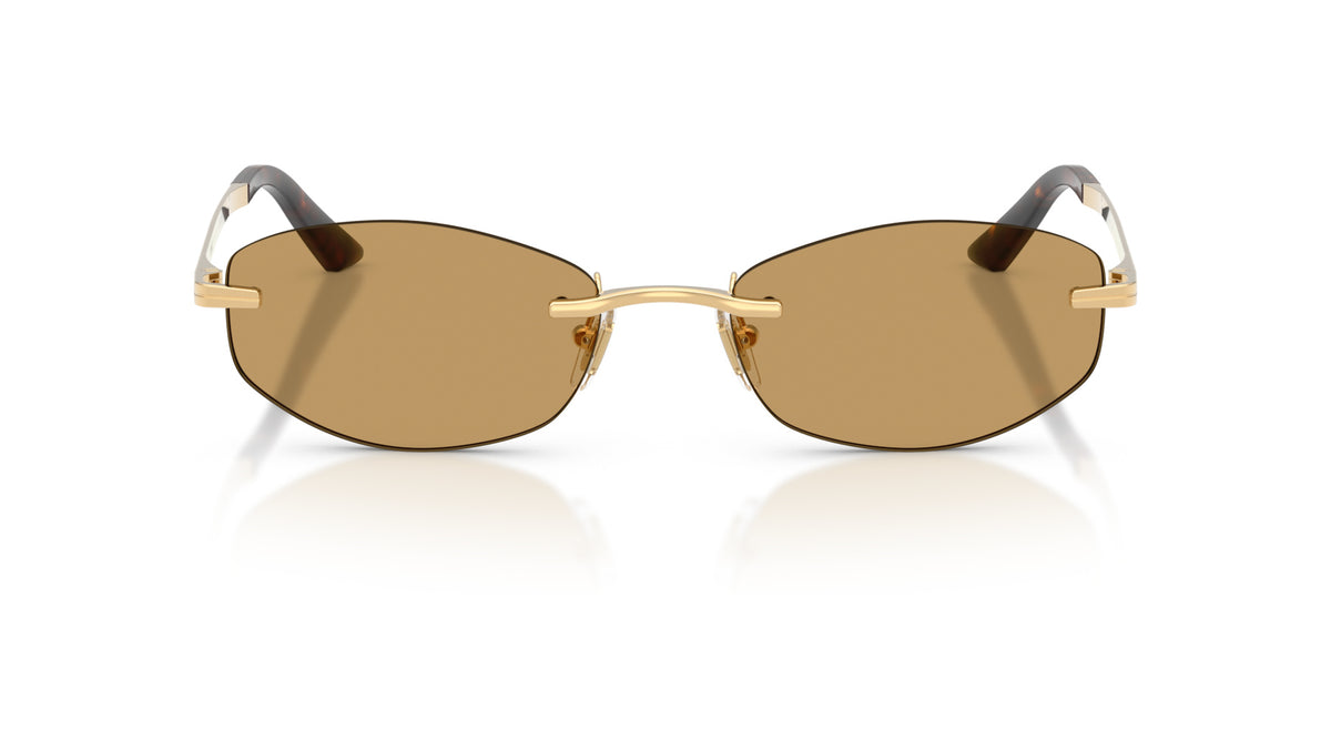 Lunettes de soleil Versace VE2308D 152373 – Or Versace – vue de face.